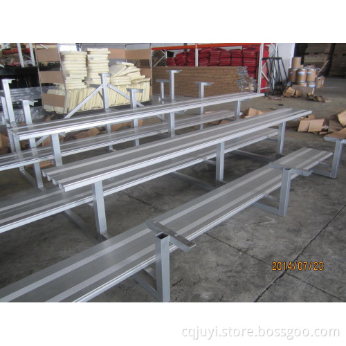 JY-717 Factory Price Outdoor furniture Dismounting folding aluminum portable Bleacher stage moveable bleacher